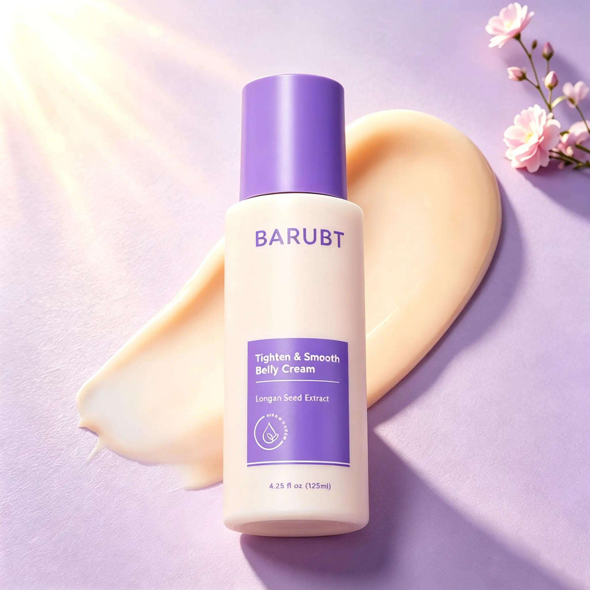 Daily Abdominal Moisturizing Cream with Natural Longan Seed Extract