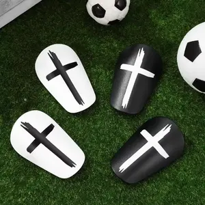 Youth Soccer Shin Guards Pair, Essential Football Training and Match Protection, Sporty Style, All Seasons Use, Must-Have Soccer Equipment