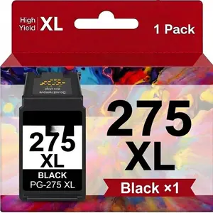 PG-275 XL Ink Cartridges Combo Pack Compatible with  275 XL for Pixma TR4720 TR4722 TS3522 TS3722 TS3700 TR4700 TS3500 TS3320 Printers, Black 1-Pack