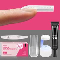 224 Pcs Tipex Long Square KIt with File