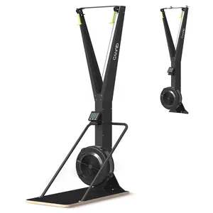 Air-Resistance Ski Erg for Home Indoor Full-Body Trainer with Fan and Display for Home Workouts Alloy Steel Construction