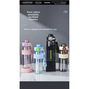 New bestselling summer portable cup with handle, silicone sleeve, large capacity, suitable for both men and women, great as a gift or for business use