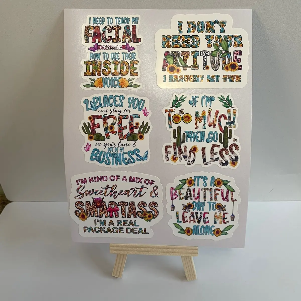 Sassy Girl Stickers