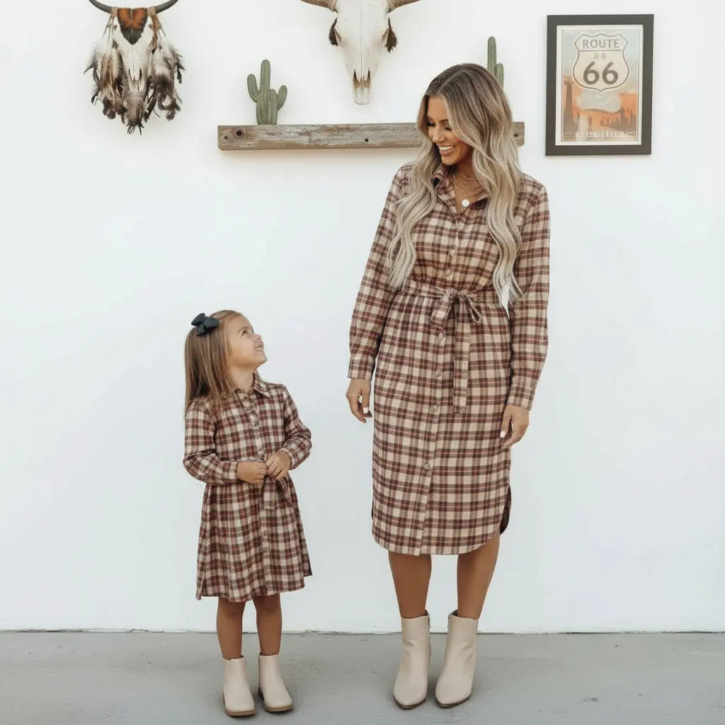 mommy and me dresses fall Autumn Mommy and Me Jumpsuits