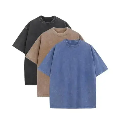 Black+Coffer+Blue-Acid Wash Tshirt