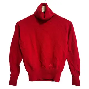 Pre-owned vivienne westwood Cotton Small Leather Goods Red Label Orb Embroidered Wool Turtleneck Sweater