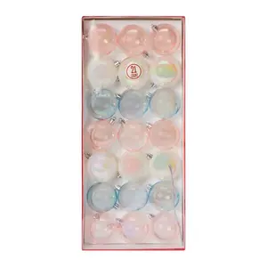 21-Count Glittering Christmas Tree Ornaments for Festive Home Decor