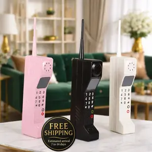Prop Vintage Classic Brick Cell Metal Cellphone Model for Photography Scene Decoration