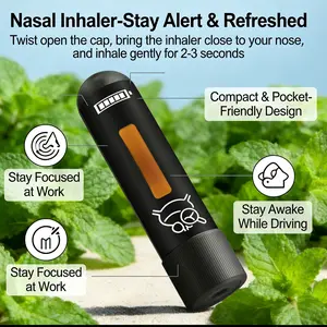 Portable Nasal Inhaler Stick Cleansing Fast Clear Breathing  Inhaler