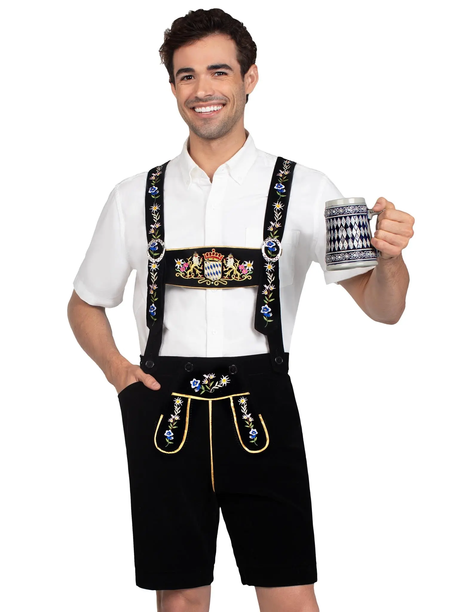 Men's Bavarian Lederhosen Costume Men's Bavarian Lederhosen Costume
