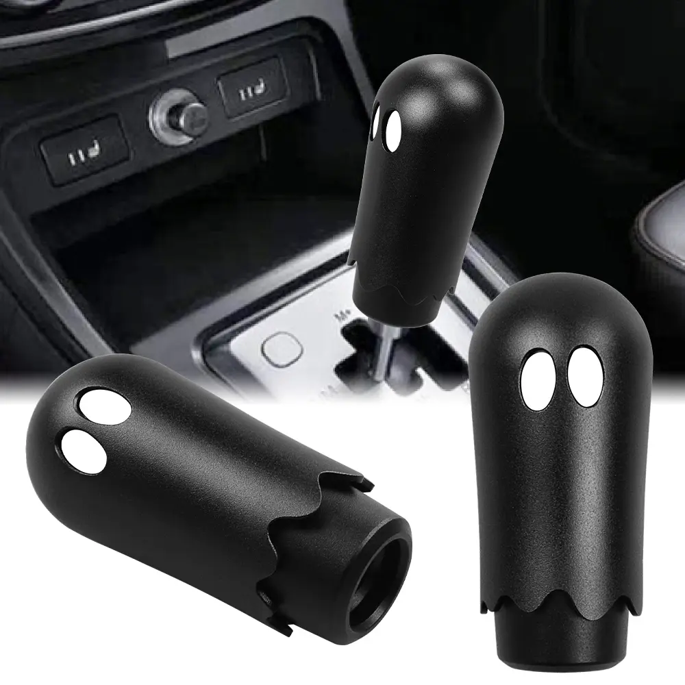 Brand New JDM Universal Ghost Aluminum Black Manual Car Gear Shift Knob Stick Shifter M8 M10 M12
