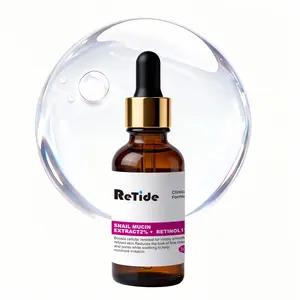 30ml Snail Mucin Extract 2% + Retinol 1% Serum – Anti-Aging Face Essence for Wrinkle Repair & Hydration, Fine Lines Treatment
