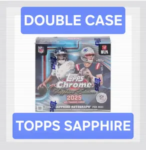 COLTS DOUBLE CASE 2025 TOPPS SAPPHIRE SERIAL NUMBER BREAK