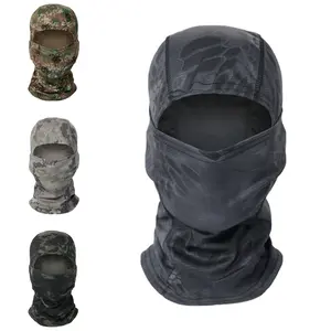 Quick Dry Mesh Balaclava Mask, UV Protection Full Face Tactical Hood Camo for Motorcycle Cycling Fishing Hunting Outdoor Activities