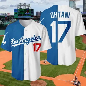 All Over Print Jersey, Women's Los Angeles Ohtani White Home Limited Player Jersey