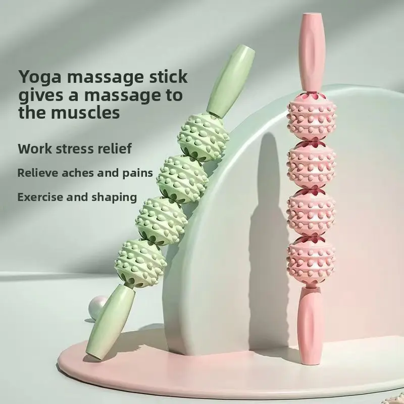 Mace Roller Foam Roller Calf Massage Stick Leg Muscle Relaxation Roller Stick Thin Leg Stretching Fascia Stick