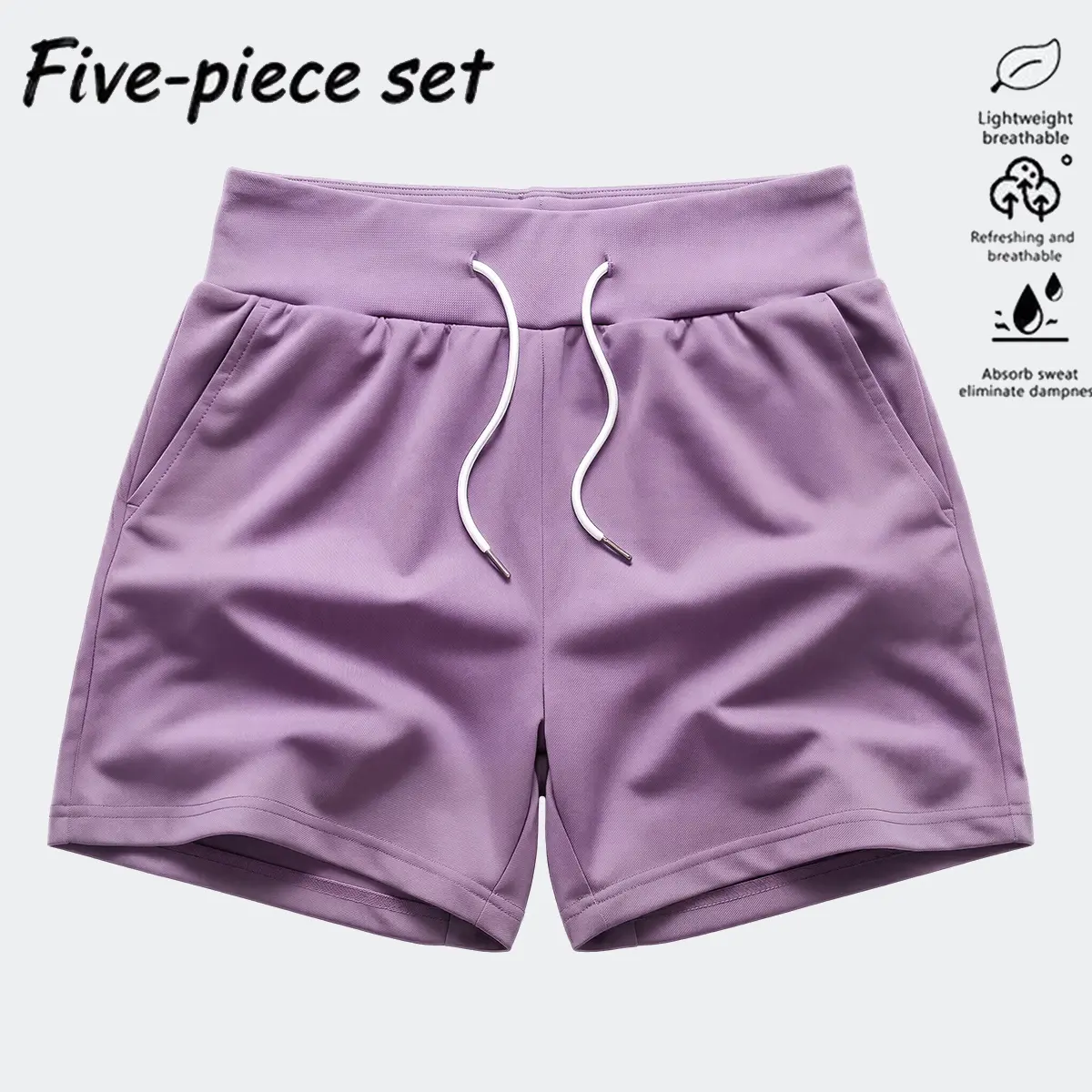 JOGWAVE Women’s Athletic Shorts with Pockets – Elastic Running & Fitness Shorts, Suitable for Exercise & Training | Machine Washable Stretch Sports Shorts (Non-Transparent)