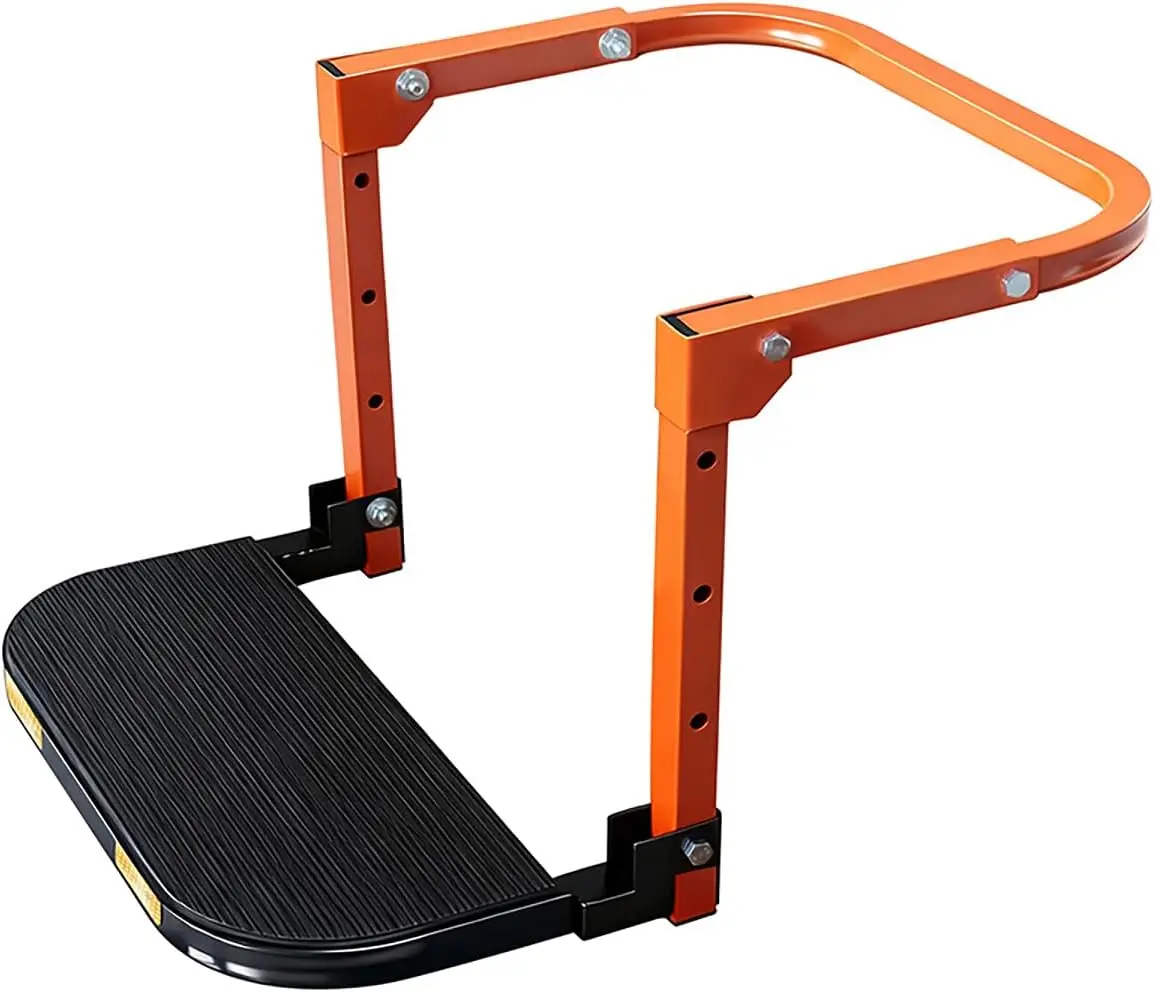 Heavy Duty Tire Step  for Off-road Vehicles, Pickup Trucks, and  SUV, Adjustable Tire Mounted Step with Non-Slip Surface ，Foldable 300-lb Capacity