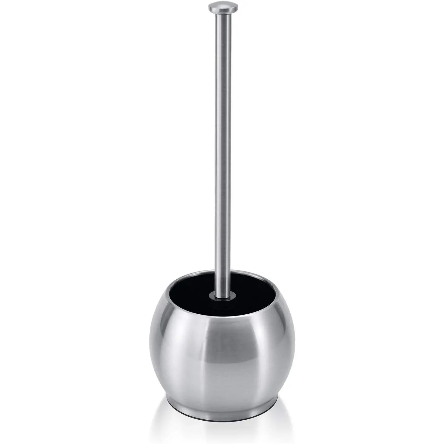 Stainless Steel Toilet Stopper with Bracket, 6.5inch x 6.5inch x 18.5inch Functional Heavy-Duty Bathroom Gadget, Home Cleaning Supply, 6.5 In
