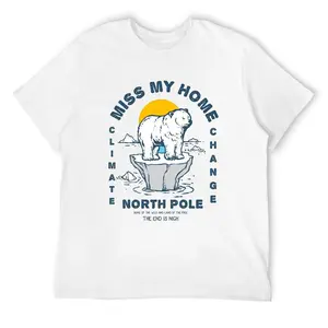 Men's Customized Vintage Climate Change Graphic Short-Sleeve T-Shirt - 180gsm Premium Soft Cotton, Elastic Breathable Round Neck, Environmental Awareness Streetwear Fashion Clothes, White, Deo Merch, Frisco Orange, Anti Grape Clothing