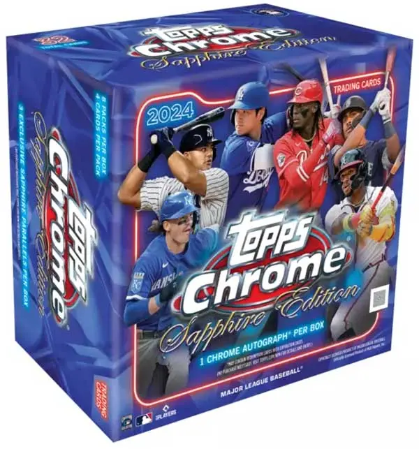 Break 4693 3-box 1x 2024 Topps Chrome Sapphire; 2x 2025 Topps