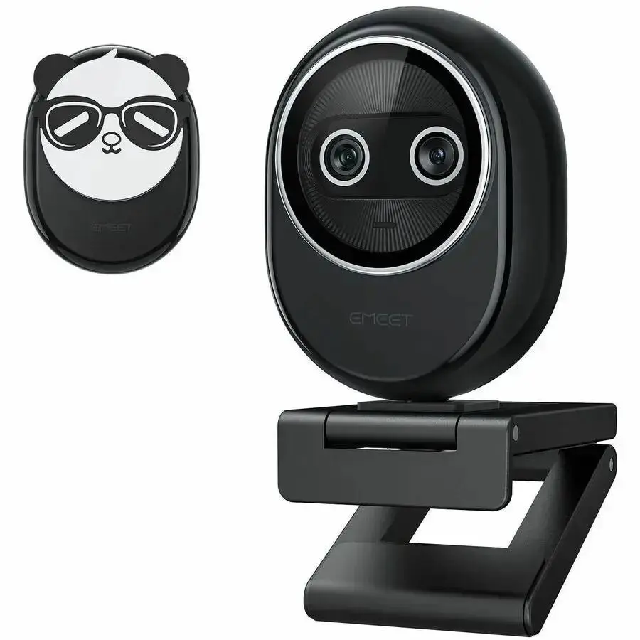 EMEET Piko+ Dual-Lens 4K Webcam with AI Assistance and Privacy Cover