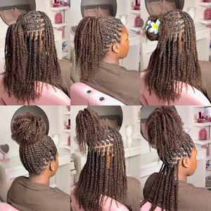 QVR 1 PCS Afro Kinky Bulk Hair Extensions For Braiding Dreadlock Human Hair Wavy Hairpieces Brazilian Quick Weave Lace Closure Wigs Lace Frontal-dealsforyoudaysTikTokShopBlackFriday#Summervibes