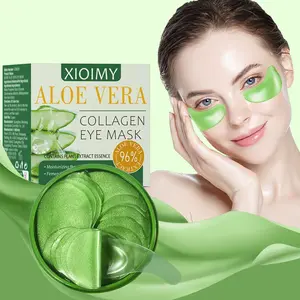 60pcs Hydrating Eye Mask with Collagen & Aloe Vera, Firming Gel Patches for Dark Circles, Skin Care Treatment