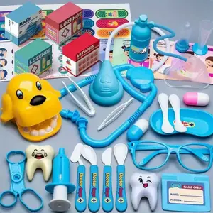 Doctor Toy Set, 46-Piece Dentist Playset for Kids Ages 3-5, Pretend Play Medical Kit for Boys & Girls, Realistic Role-Playing Toys