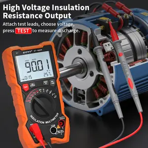 Zhongyi Zt-1000r Dual-In-One High Precision Digital Megohmmeter, Insulation Resistance Tester, Electronic Multimeter, Voltage Tester, Capacitance Resistor Diode