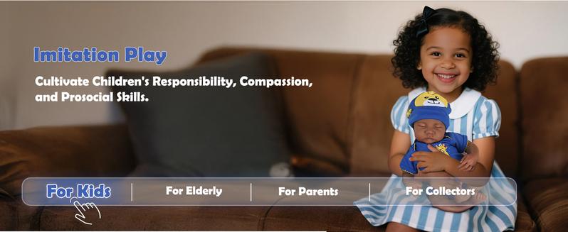 [WOOROY] Realistic Reborn Baby Doll 18 inch Newborn Baby African American Skin Soft Cloth Body Real Life Sleeping Baby Doll Birthday & Christmas Gift for Age 3+