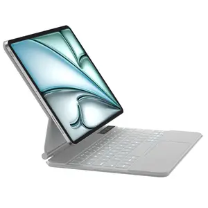 Keyboard Case for iPad 10th Generation 2022 and 11th Generation Keyboard case (A16, 2025) - Magic Keyboard with multi-touch pad - Floating cantilever stand - iPad 10.9-inch 10th / 11th generation magnetic case Tablet Grey