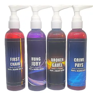 Cologne Scented Hair & Beard Wash Shampoo African Black Soap Jamaican Black Castor Oil