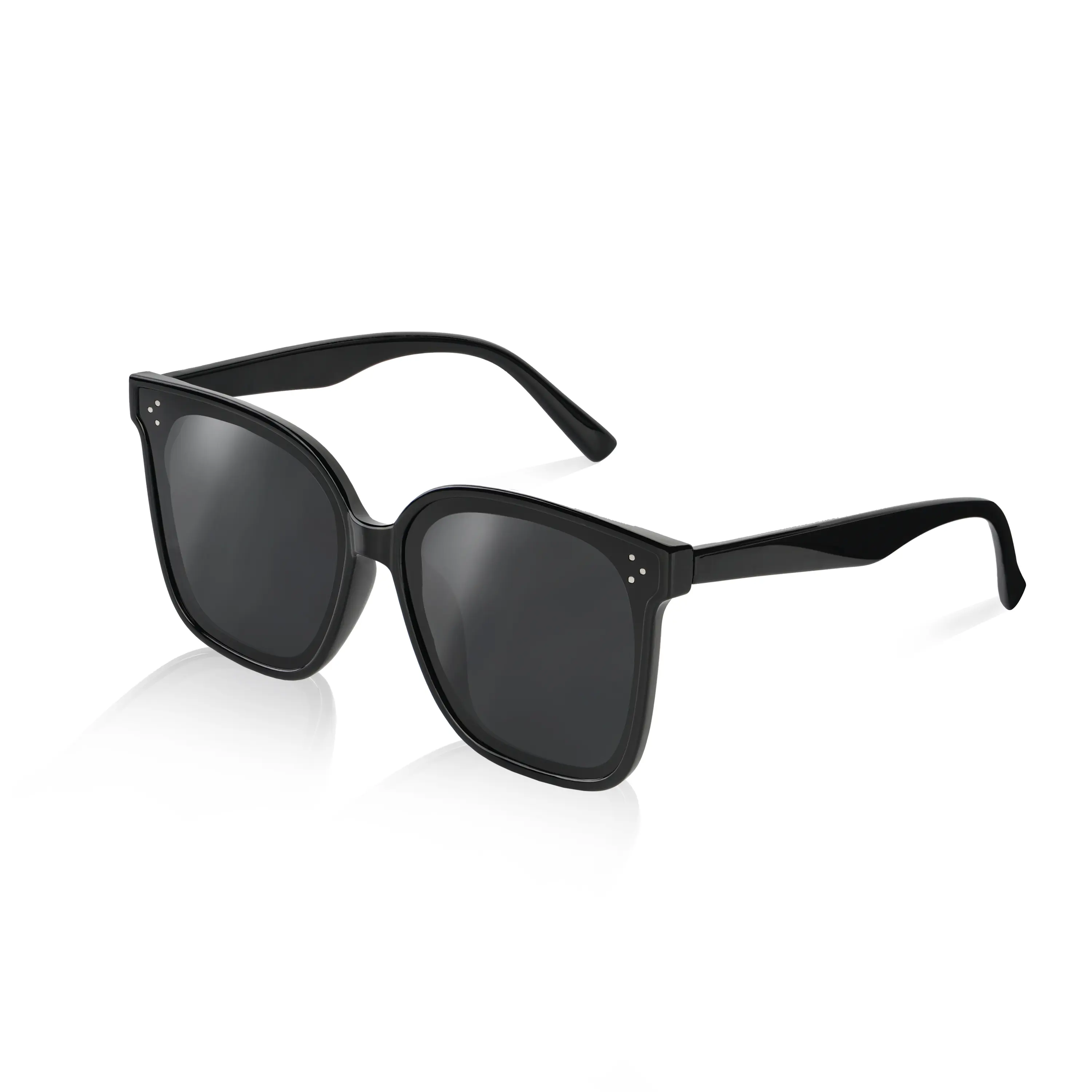 Unisex Oversized Polarized Square Full Rim Sunglasses for Women, Men's Sunglasses, UV400 Protection, Lightweight TR90 TAC Frame, Soft Nose Pads, Clearer Vision for Driving, Beach, Women’s Sunglasses, Polarised Lens