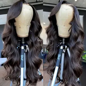 Bling Hair 13x6 HD Body Wave Lace Front Wig Pre Plucked Loose Wave Lace Frontal Wig 100% Human Hair Wigs For Black Women