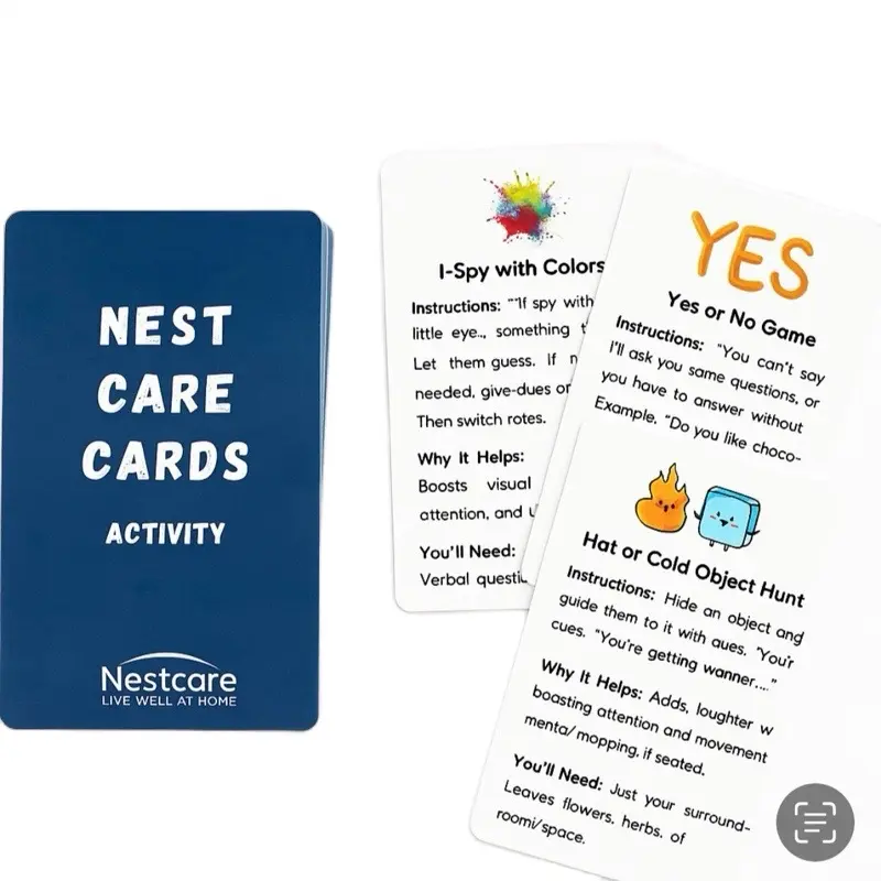 Nestcare Dementia Activity Cards