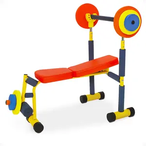 Fun & Fitness For Kids Children's Exercise Equipment Weight Lifting Bench Set