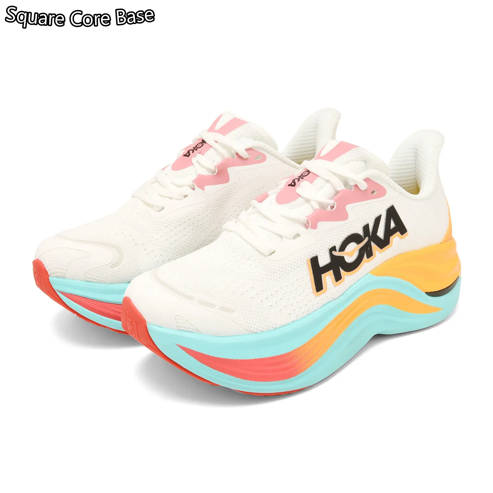 Pastel Rainbow Cloud-Like Running Shoes – Breathable Mesh Upper, Ultra-Soft Cushioned Midsole & Non-Slip Rubber Outsole, Unisex Comfort Trainers for Daily Walks & Gym Sessions