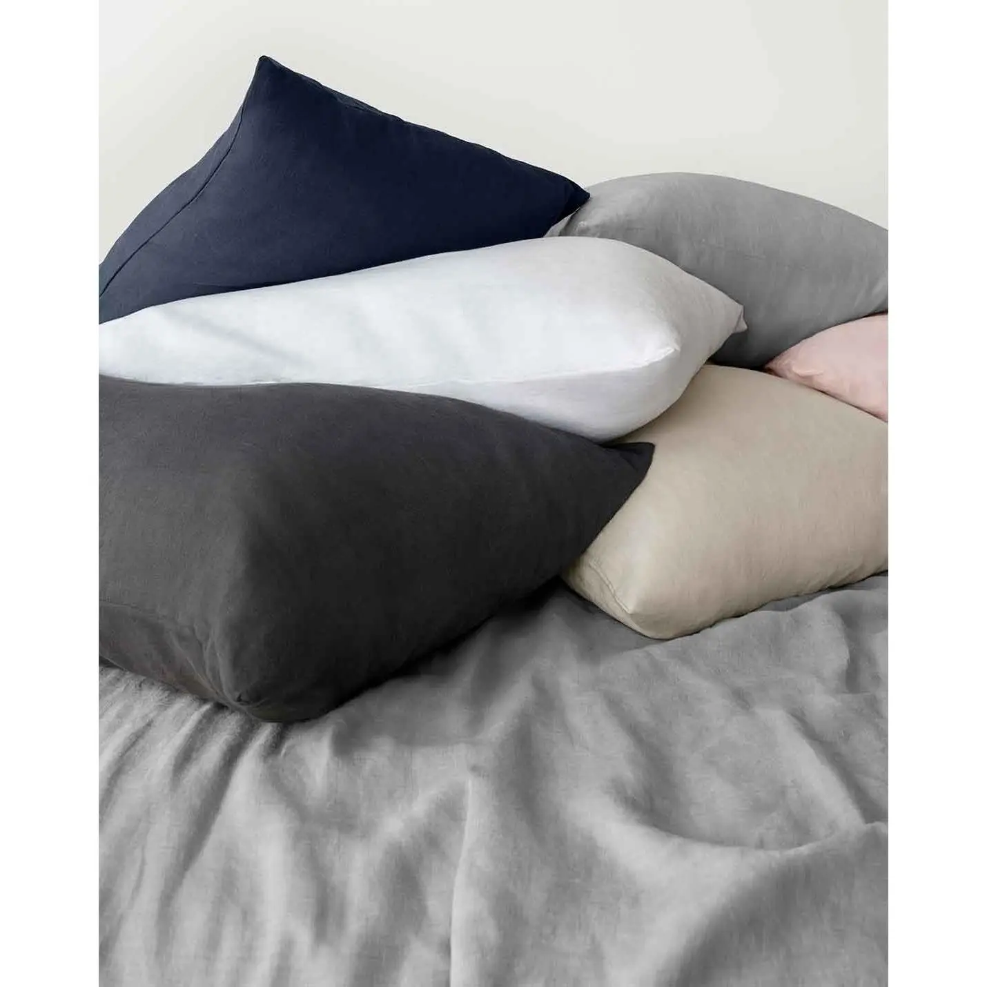 Stonewashed Linen Pillowcases