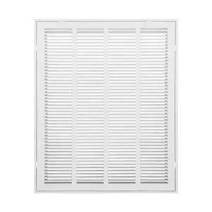 Return Air Grille, Fits W20x H25 Inch Duct Opening, Not Included, Return Air Vent Cover for Wall, Powder-Coated Steel Return Air Grill Detachable Face/Door for 1 inch Filters