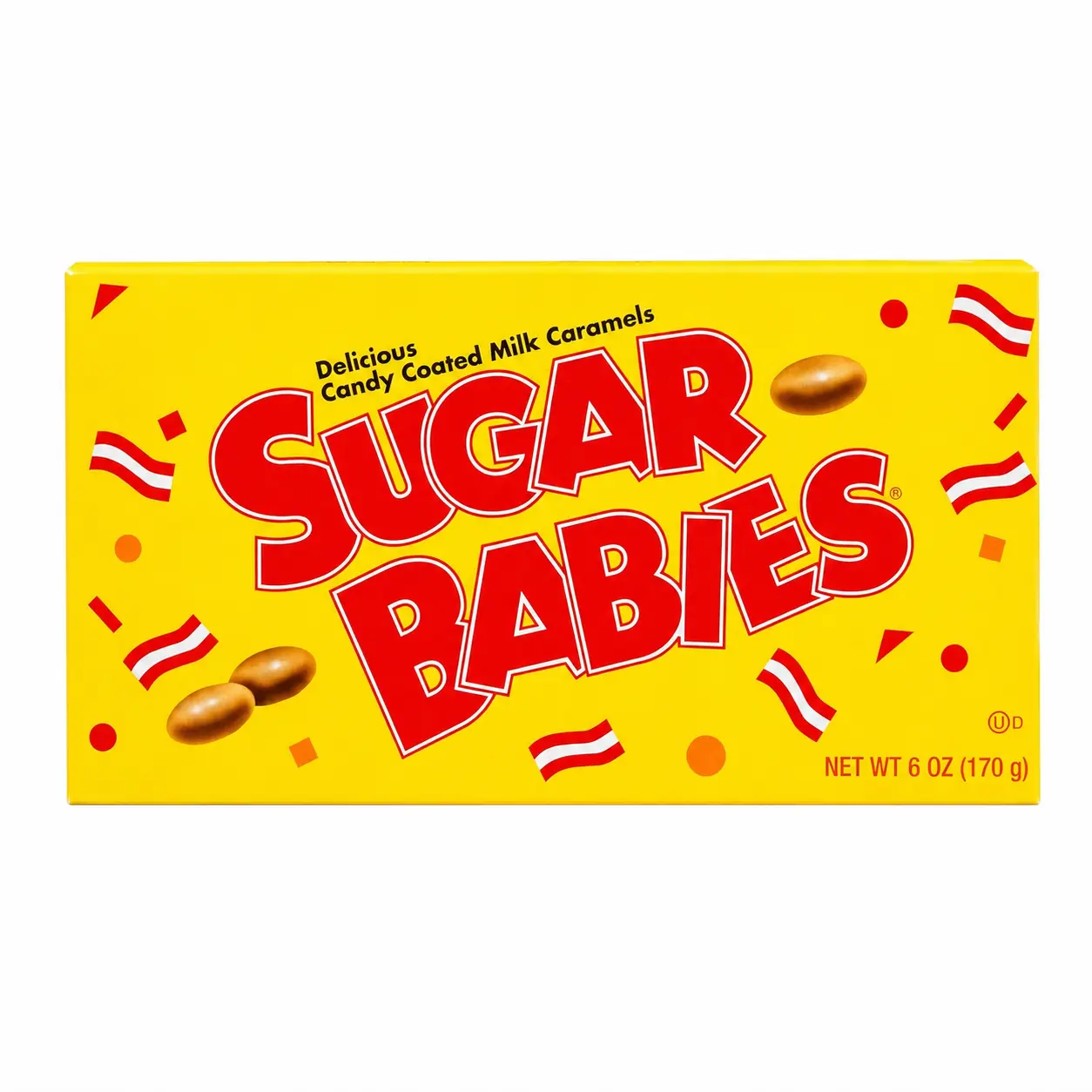 Sugar Babies Dairy Milk Caramels - Cocoa-Infused, Bite-Sized Candies with Distinctive Chewy Consistency, Milk Flavor, Cupboard-Storable Classic Candy, 6oz 2-Box Casual Sweet Snack for All Ages
