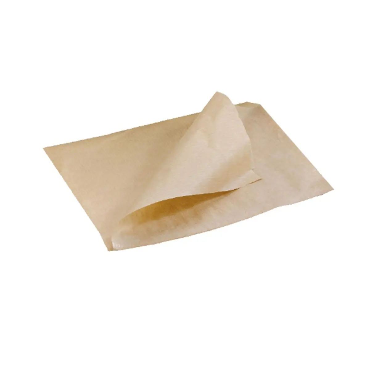 PackNWood Biodegradable Brown Kraft Grease-Resistant Square Frying Paper Bags - 4.25" Size, 2-Side Opening, 1000 Bags, Tray-Compatible, Home & Party Supplies