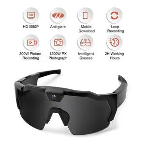 Snow goggles AI smart sunglasses, outdoor sports recorder, High-definition sports camera glasses 1080P, Automatic Camera Memory Wearable, new shooting sunglasses, camera, DV sports recording, taking 12.0MP Photos and videos, smart outdoor cycling recorder