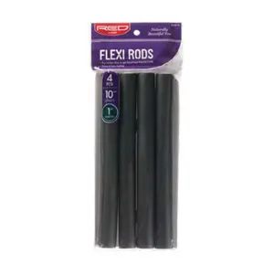 RED Flexi Rods 4pcs 10" Length 1" D Dark Green
