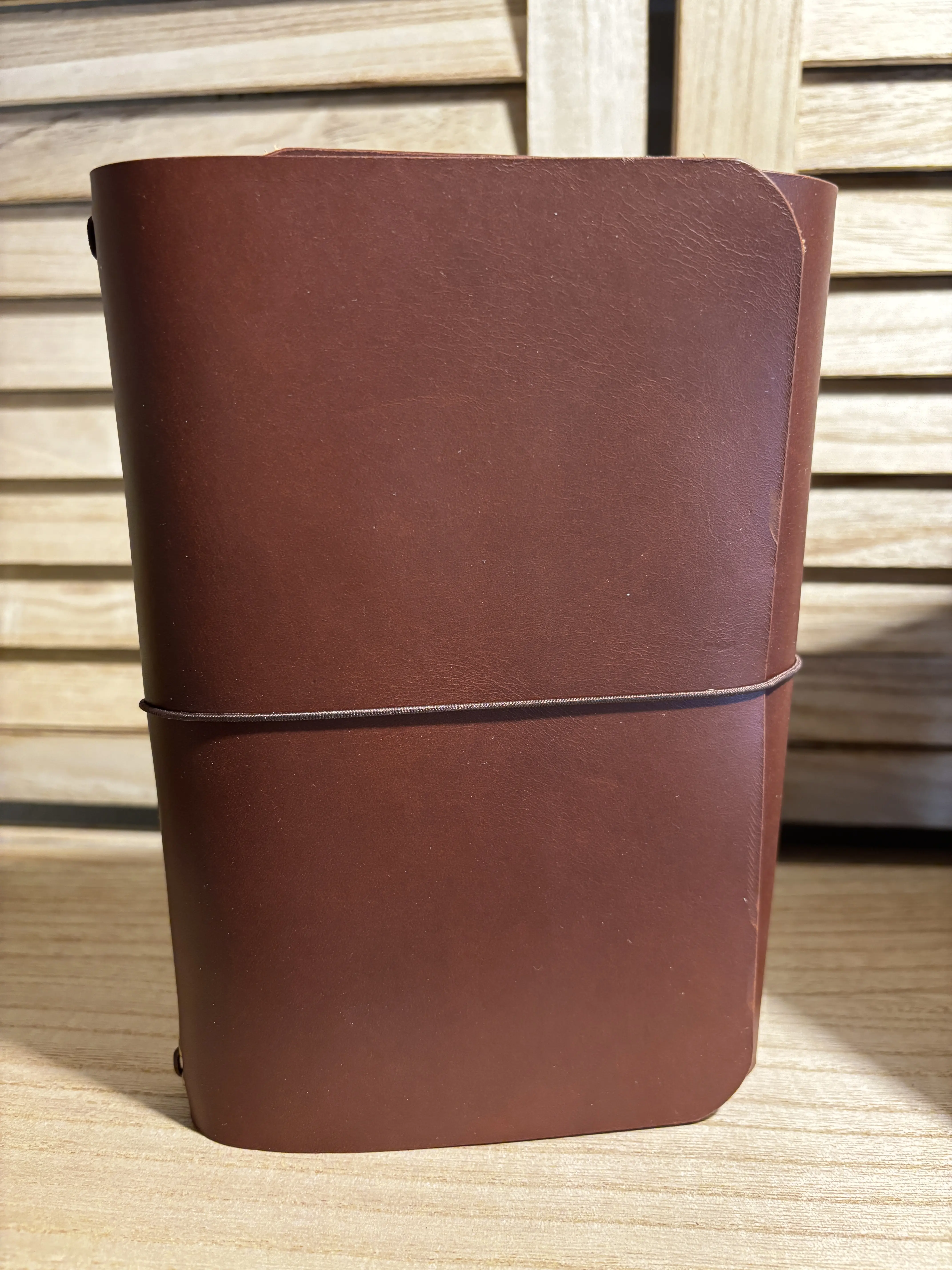 A5 Chocolate Leather Journal for planners, journals, sketches