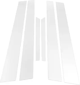 Door Pillar Window Trim for Honda Accord Front Rear Left Right Anti Scratch Sticker Pillar Posts Cover Chrome Silver Tone  Pcs