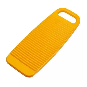 1PC Large Capacity Household Washboard with Thickened Silicone Plastic Basin - Non-Slip Design