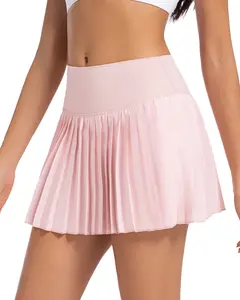 Mini Pleated Tennis Skirts for Women with Shorts Lightweight Athletic Skorts High Waisted Golf Skirts for Running Casual