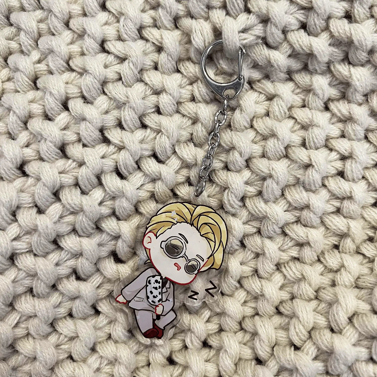CURSED RATIO KING ACRYLIC KEYCHAIN