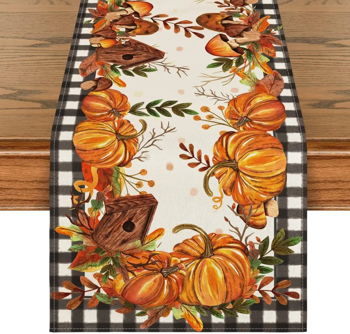 Artoid Mode 210 GSM Fall Table Runner Home Party Decor 13x72 Inch
